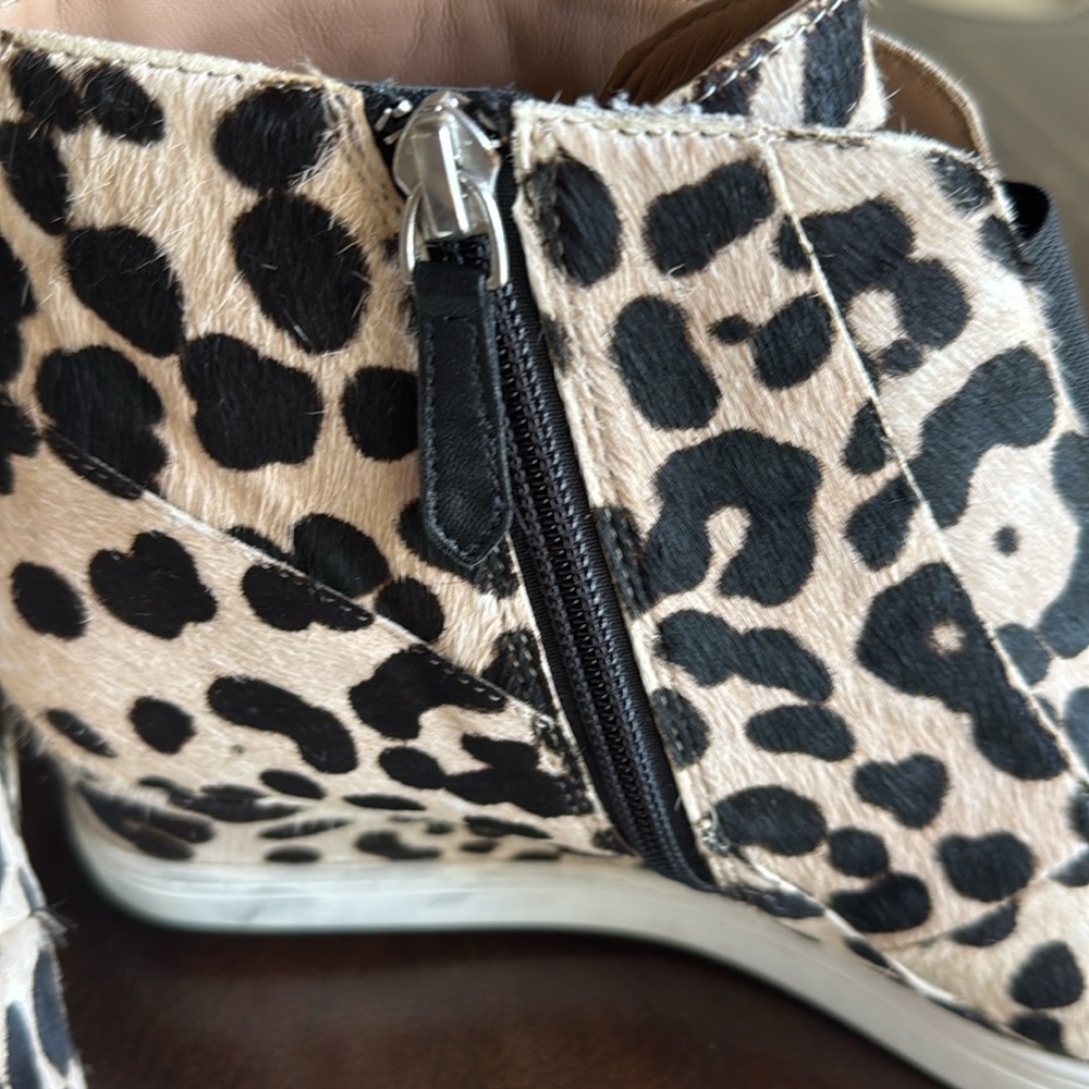 Paolo Leopard Sneaker Booties - Picture 8 of 11